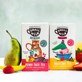 2 packs of kids fruit tea with pear, mango, strawberry