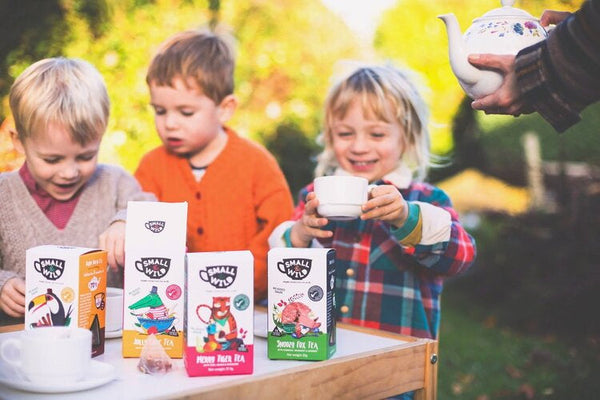 kids having a tea party