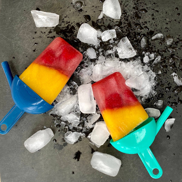frozen ice lollies made with fruit tea for kids