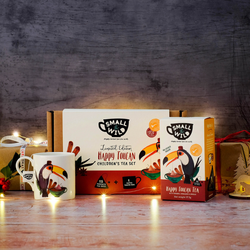 Happy Toucan Children's Tea & Mug Gift Set