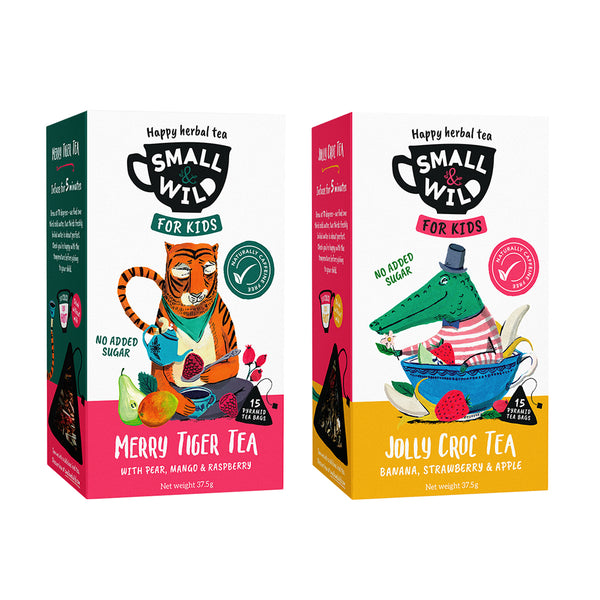 Pack of two fruit teas for kids
