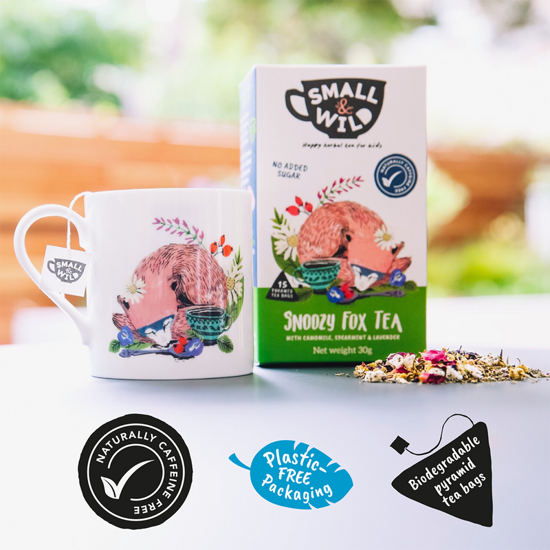 Snoozy Fox plastic free tea bags