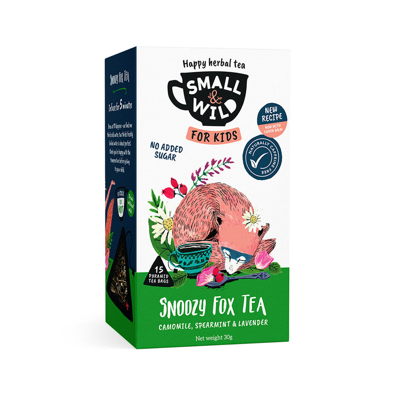 Snoozy Fox chamomile tea for kids