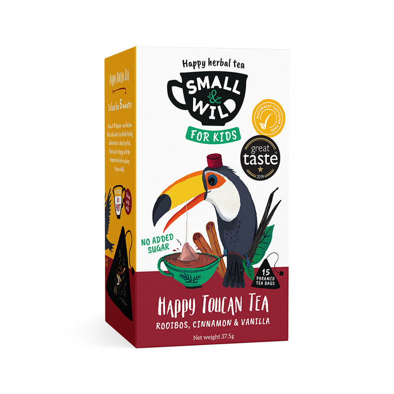 Happy Toucan rooibos tea for kids