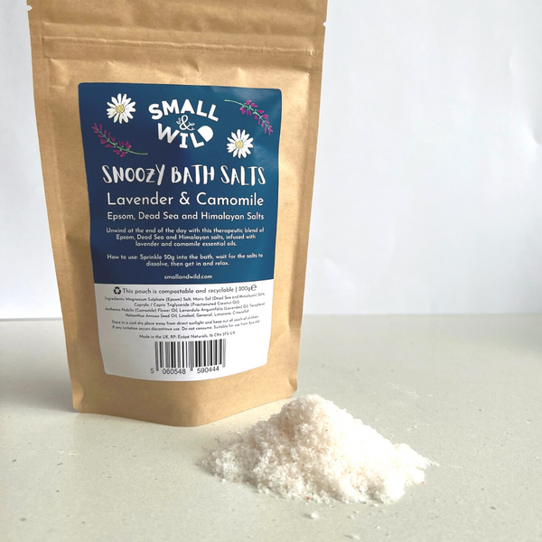 Snoozy Bath Salts with Lavender & Camomile