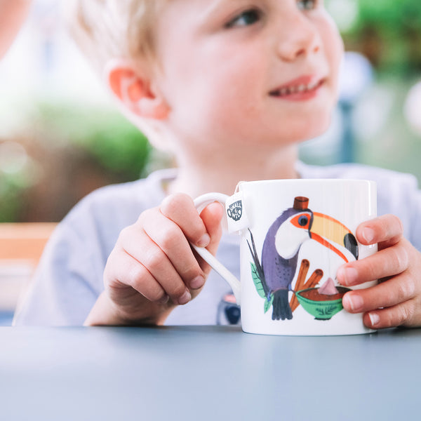 herbal tea and mug for kids